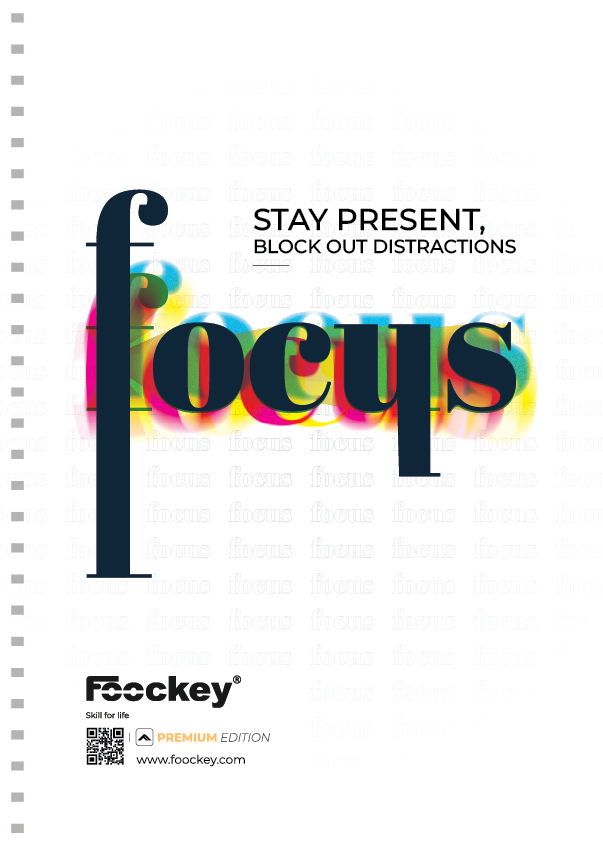 Focus | Premium Notebook | A4- 180 Pages | Spiral Bound