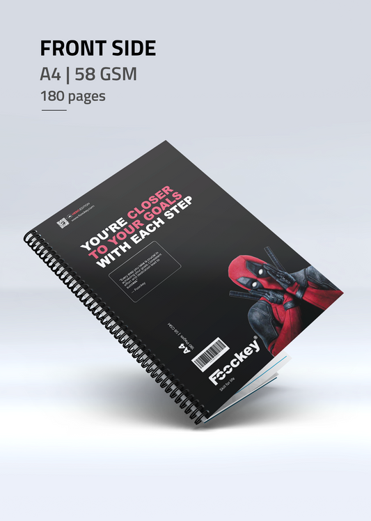 Deadpool | Hero Notebook | A4 | Spiral Bound